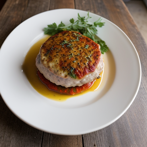 Turkeyburgers Parmigiana recipe image