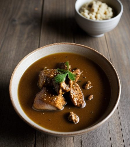 Turkish Chicken With Walnut Sauce recipe image