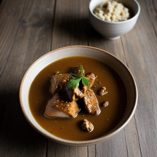 Turkish Chicken With Walnut Sauce recipe image