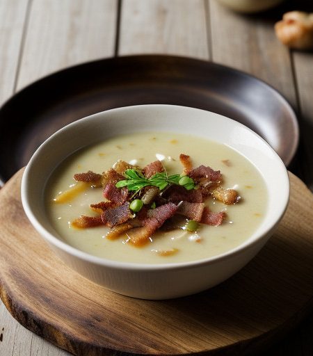 Turnip & Bacon Soup (Irish recipe image