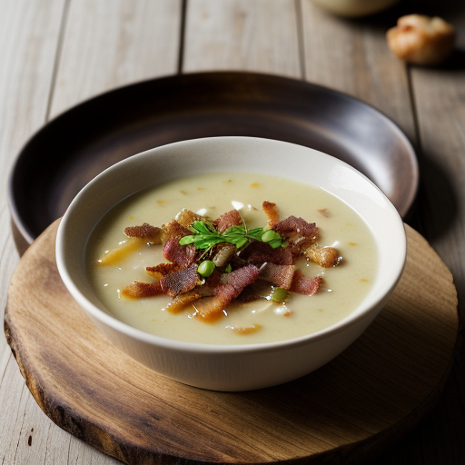 Turnip & Bacon Soup (Irish recipe image
