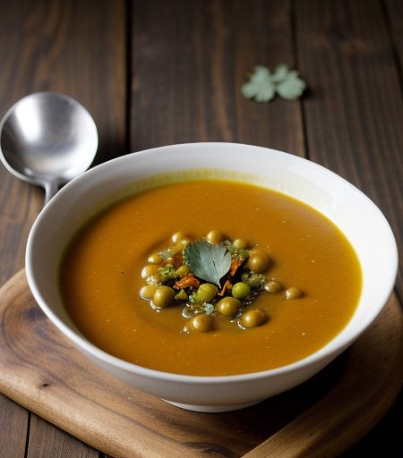 Turnip~ Carrot~ & Split Pea Soup recipe image