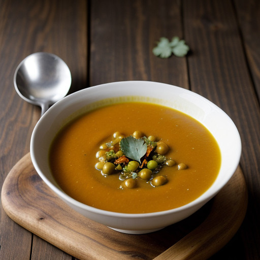 Turnip~ Carrot~ & Split Pea Soup recipe image