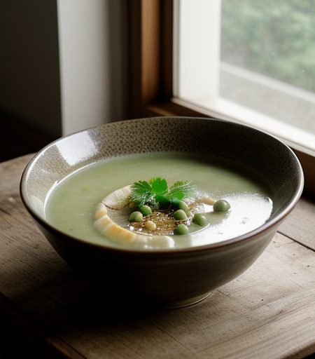 Turnip Soup With Green Peas (Hh recipe image