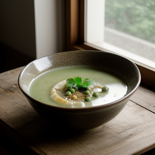 Turnip Soup With Green Peas (Hh recipe image