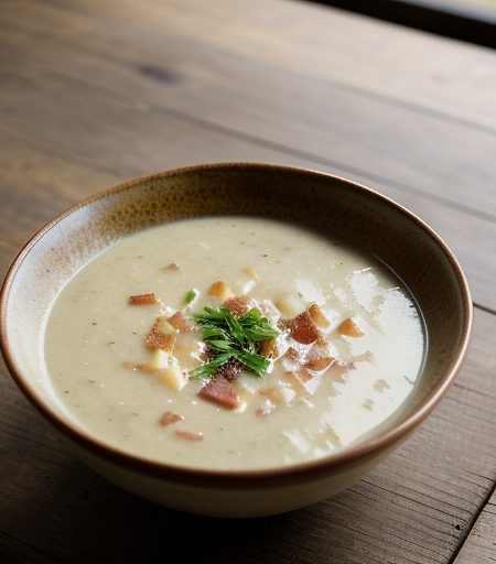 Turnip and Bacon Soup (Irish recipe image