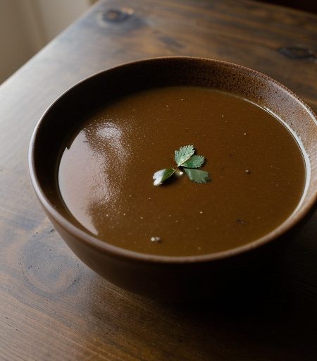 Turtle Soup From Beans (No Turtle Meat! - Oz recipe image