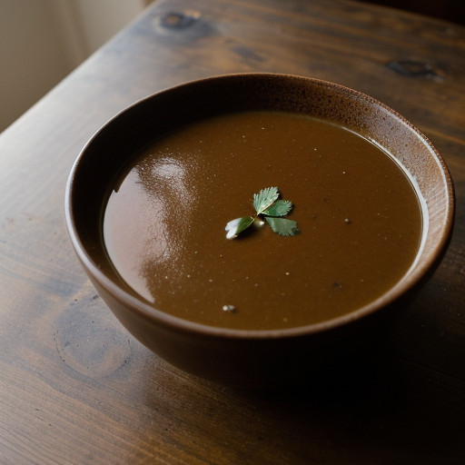 Turtle Soup From Beans (No Turtle Meat! - Oz recipe image