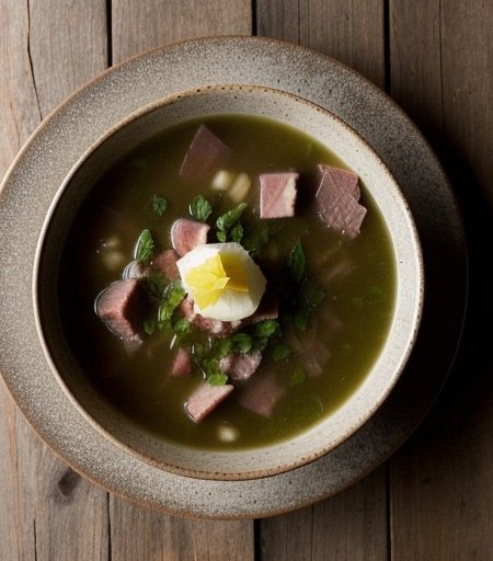 Turtle and Ham Soup recipe image