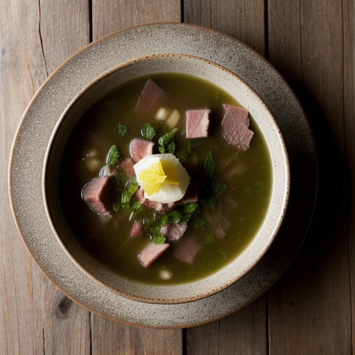 Turtle and Ham Soup recipe image