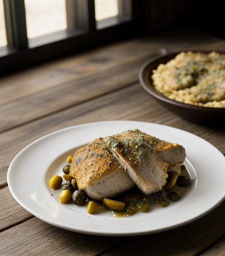 Tuscan Chicken Dinner recipe image