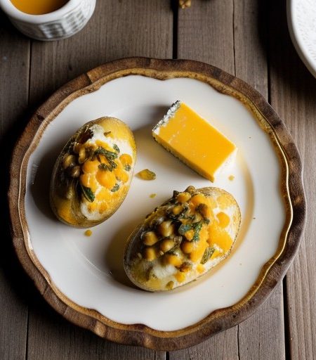 Twice Baked Cheese Potatoes recipe image