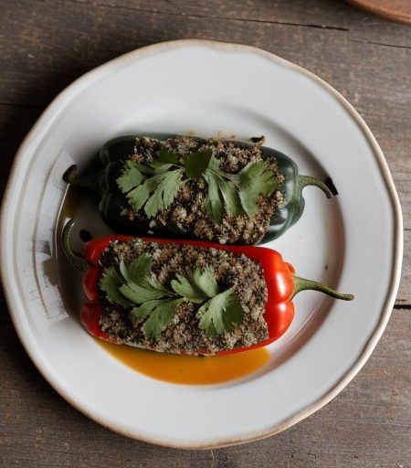 Twice Baked Poblano Peppers recipe image