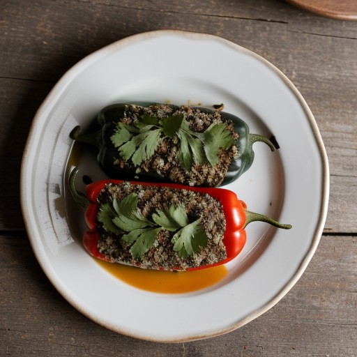 Twice Baked Poblano Peppers recipe image
