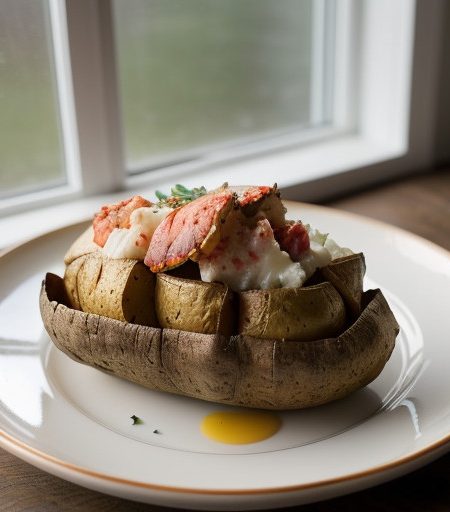 Twice-Baked Potatoes With Lobster recipe image