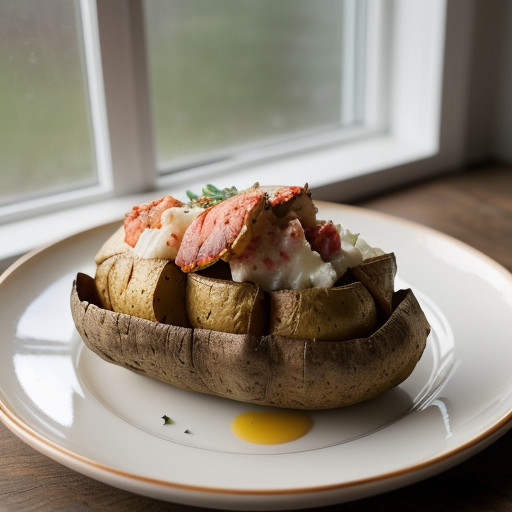 Twice-Baked Potatoes With Lobster recipe image