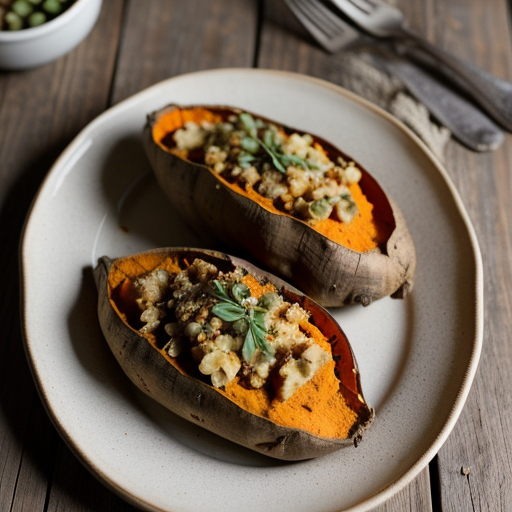 Twice-Baked Sweet Potatoes recipe image