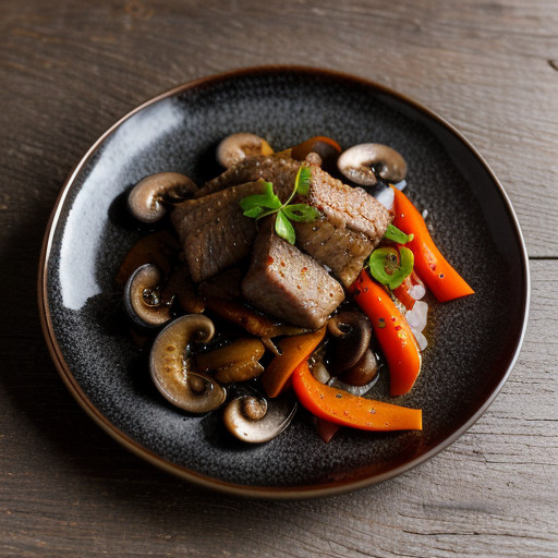 Twice Cooked Pork & Spicy Vegetables recipe image