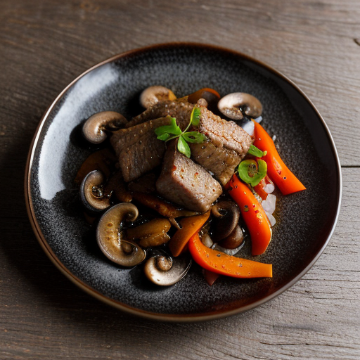 Twice Cooked Pork & Spicy Vegetables recipe image