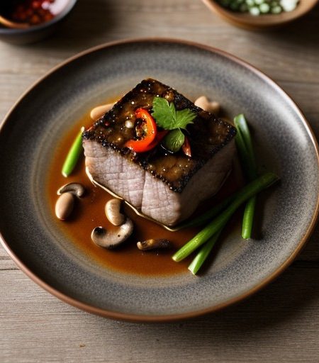 Twice Cooked Pork and Spicy Vegetables recipe image
