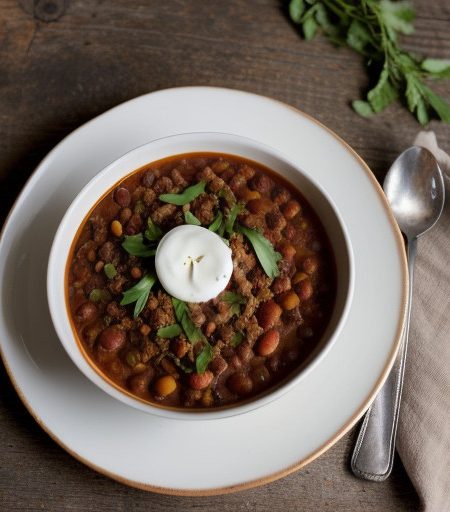 Two-Bean Chili recipe image