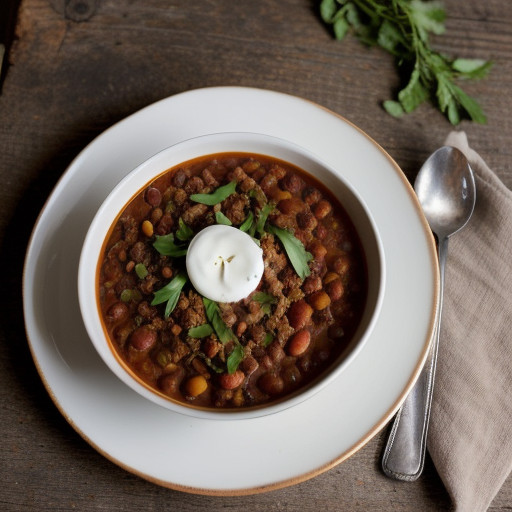 Two-Bean Chili recipe image