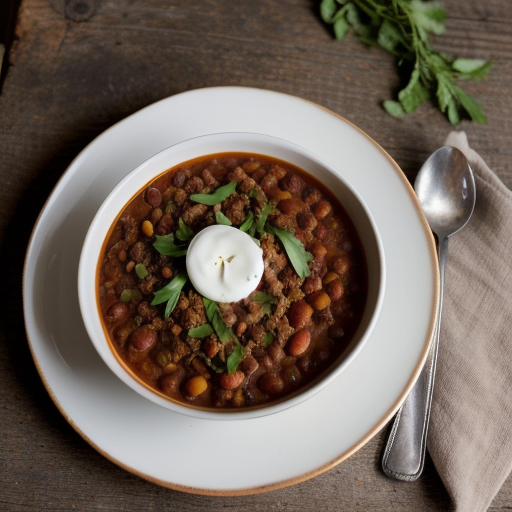 Two-Bean Chili recipe image
