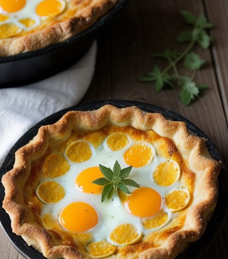 Two-Bean and Cheddar Cheese Pie recipe image