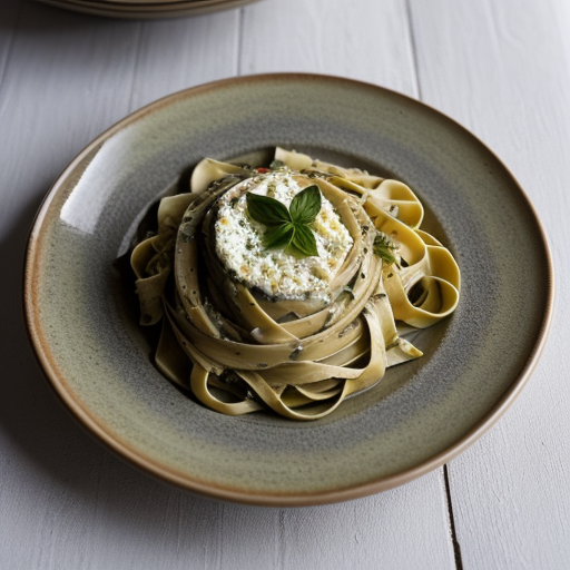Two-Cheese Fettuccine Primavera recipe image