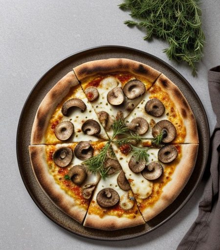 Two Cheese Vegtable Pizza recipe image