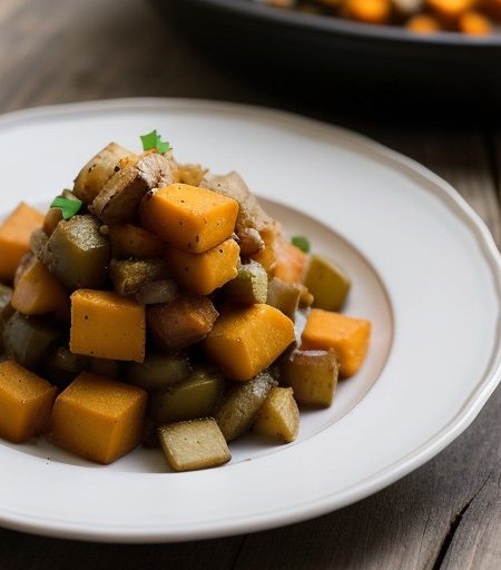 Two Potato Vegetable Hash recipe image
