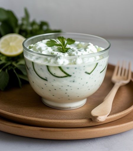 Tzatziki (Greek Cucumber and Yogurt Salad recipe image