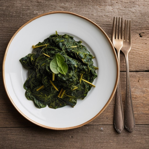 Uberbackener Spinat Mit Kase (Baked Spinach W recipe image
