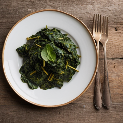 Uberbackener Spinat Mit Kase (Baked Spinach W recipe image