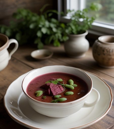 Ukrainian Borscht-Martha Stewart Living recipe image