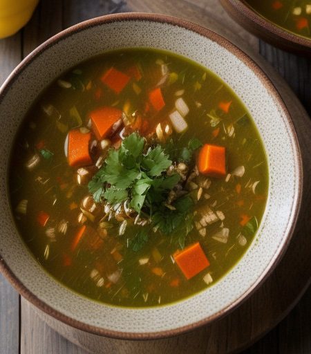 Un Stuffed Bell Pepper Soup (Vegan recipe image