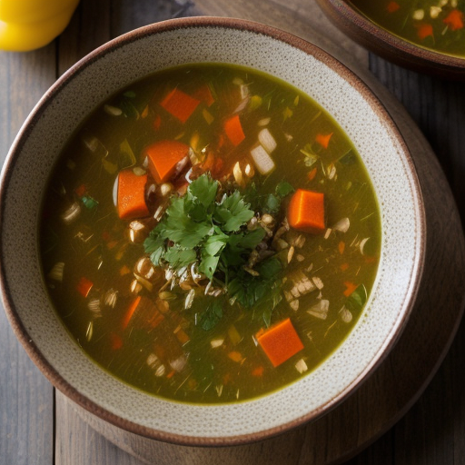 Un Stuffed Bell Pepper Soup (Vegan recipe image