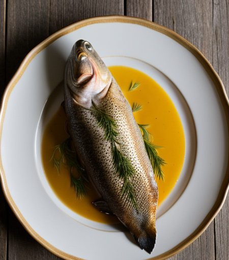 Uncle Ben's Grilled Stuffed Trout recipe image