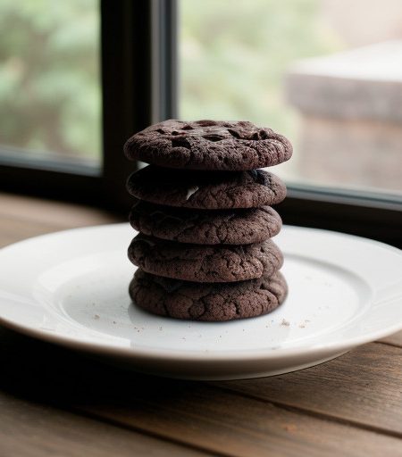 Uncooked Chocolate Cookies recipe image