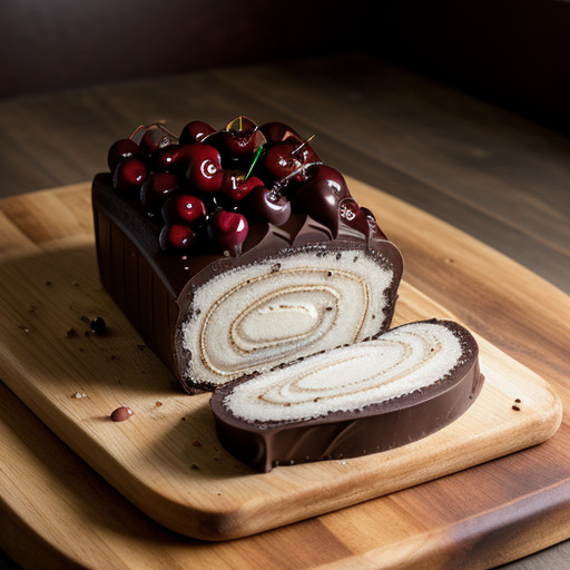 Uncooked Chocolate Roll~ Mrs. Lyon's Recipe recipe image