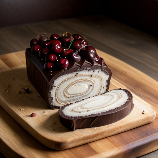 Uncooked Chocolate Roll~ Mrs. Lyon's Recipe recipe image