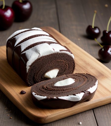 Uncooked Chocolate Roll, Mrs. Lyon's Recipe recipe image