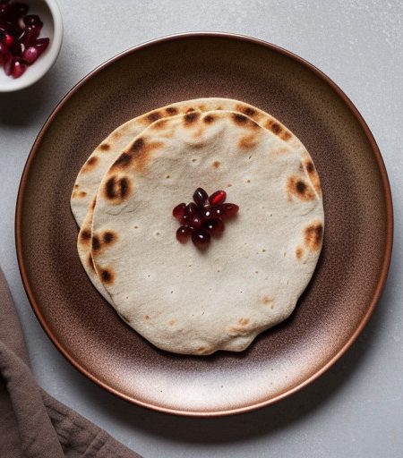 Unleavened Griddle Baked Pita recipe image