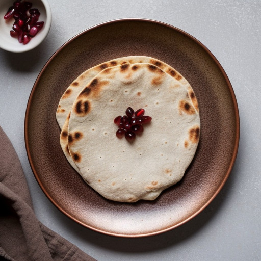 Unleavened Griddle Baked Pita recipe image