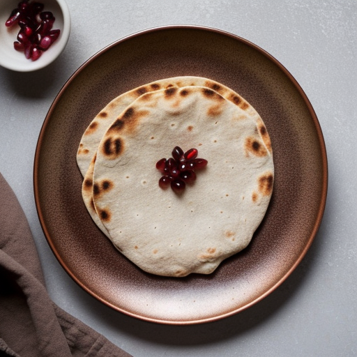 Unleavened Griddle Baked Pita recipe image