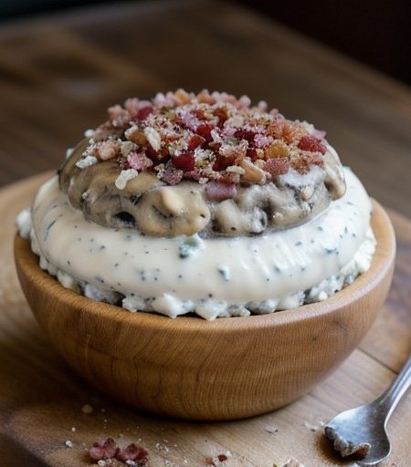 Unstuffed Mushroom Dip recipe image