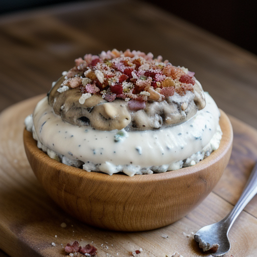 Unstuffed Mushroom Dip recipe image