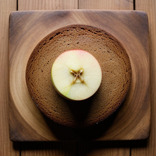 Upside Down Apple Gingerbread recipe image