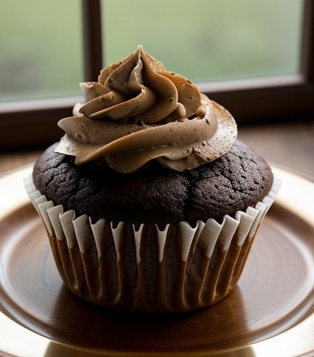 Upside-Down Chocolate Cupcakes recipe image