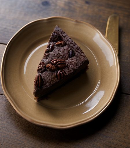 Upside Down Chocolate Pecan Torte recipe image